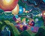 Party Canvas Paintings - MAD HATTER'S TEA PARTY
